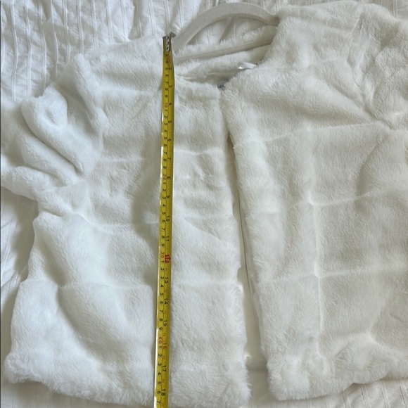 Nina Leonard Ivory Faux Fur Jacket - Picture 9 of 9